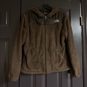 Northface Osito brown jacket Medium